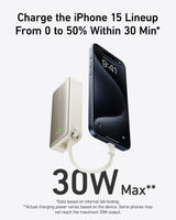 Anker Nano Power Bank (30W, Built-In USB-C Cable) - AKD Ink