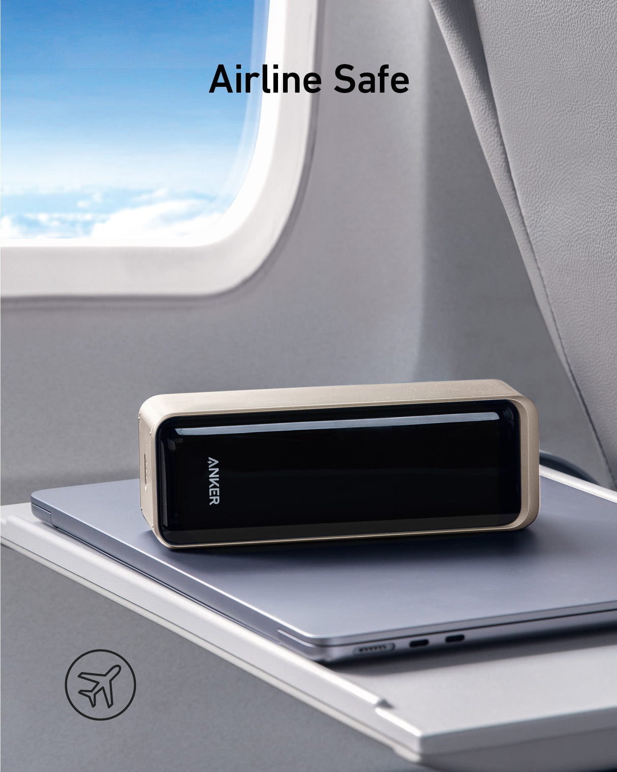 Anker Prime Power Bank 27K 250W portable charging device with sleek design, showing multiple USB-C and USB-A ports.
