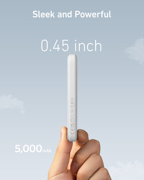 Anker 621 Magnetic Battery MagGo charging accessory with built-in magnetic mount and sleek design for portable power.