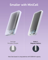 Anker 621 Magnetic Battery (MagGo) charging device with magnetic attachment, compact design, and sleek black finish.
