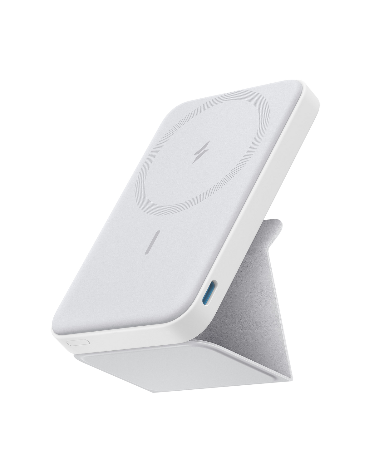 Anker 622 MagGo magnetic battery charger with charging cable, compact portable power bank for smartphones and devices.