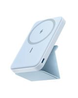 Anker 622 Magnetic Battery MagGo for charging, showing the portable magnetic power bank with a sleek design and charging port.
