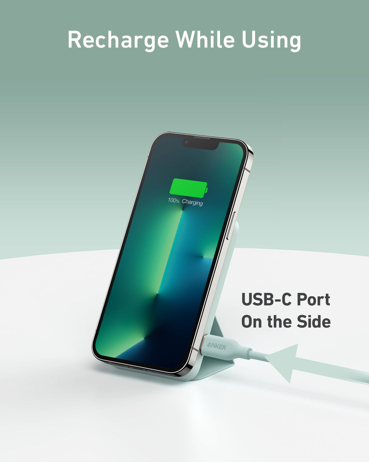 Anker 622 Magnetic Battery MagGo charging accessory with sleek design and magnetic attachment for portable device charging.