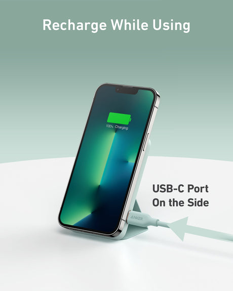 Anker 622 Magnetic Battery MagGo charging accessory with sleek design and magnetic attachment for portable device charging.
