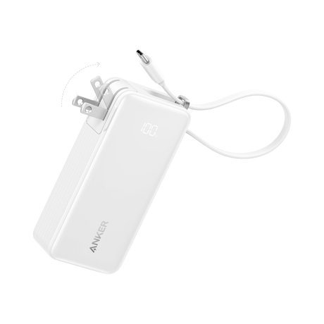 Anker Power Bank (10K, Fusion, Built-In Cable) - AKD Ink