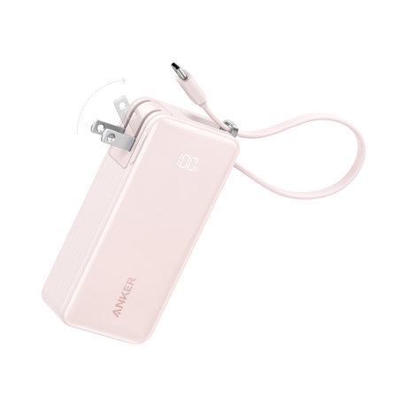 Anker Power Bank (10K, Fusion, Built-In Cable) - AKD Ink