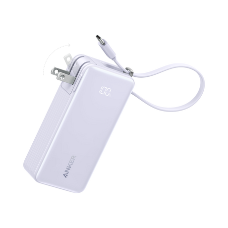 Anker Power Bank (10K, Fusion, Built-In Cable) - AKD Ink