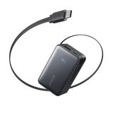 Anker Nano Power Bank (10K, 45W, Built-In Retractable USB-C Cable) - AKD Ink