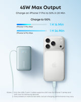 Anker Nano Power Bank (10K, 45W, Built-In Retractable USB-C Cable) - AKD Ink