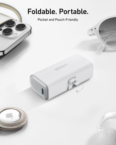 Anker Nano Power Bank (12W, Built-In Lightning Connector) - AKD Ink