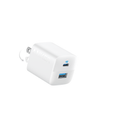 Anker 323 33W charging only USB-C power adapter with compact design and sleek black finish.