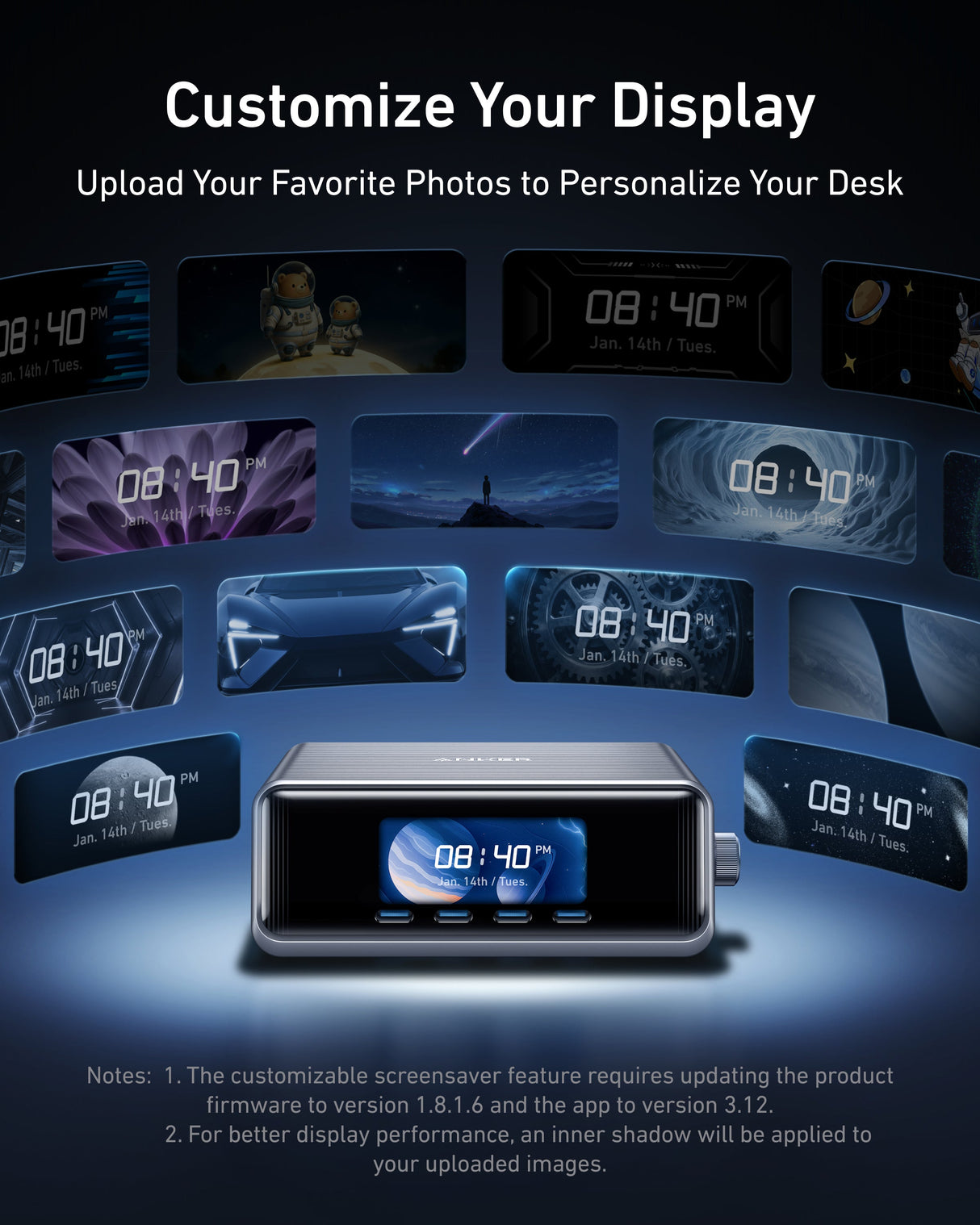 Anker Prime Charger (250W, 6 Ports, GaNPrime) - AKD Ink