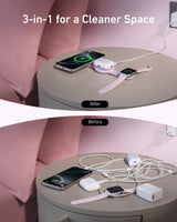Anker MagGo Wireless Charging Station (3-in-1, Foldable Pad)