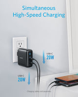 Anker 324 40W charging-only power adapter with compact design and USB-C port for fast device charging.