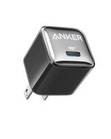 Anker Nano 20W USB-C charging wall adapter showing compact design and single USB-C port for fast device charging.