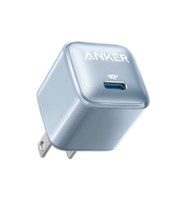 Anker Nano 20W charger with compact design, showing the white charging device and USB-C port on a plain background.