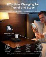 Anker Nano 35W charger with built-in retractable USB-C cable, compact and portable power adapter for fast charging.
