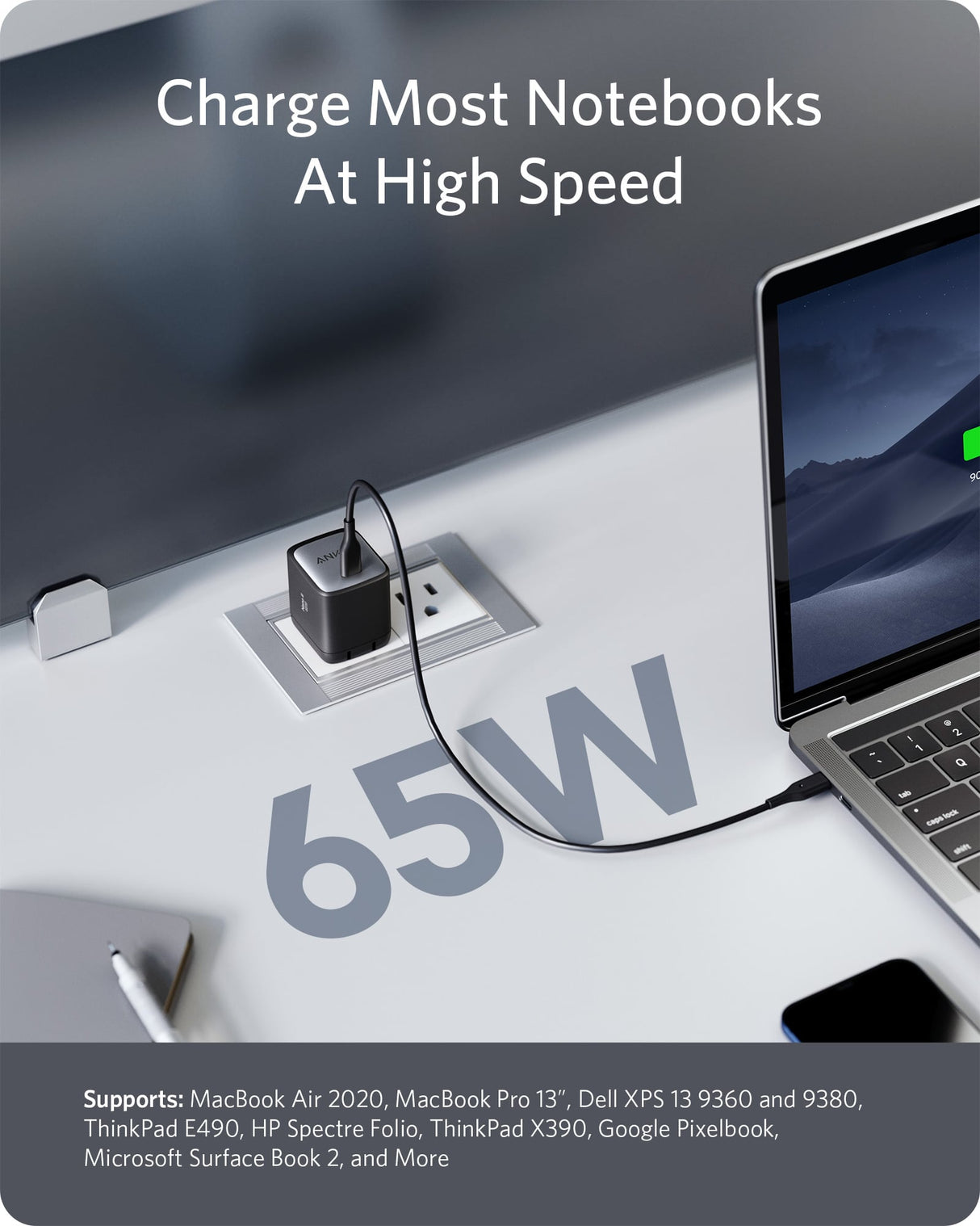 Anker <b>715</b> Charger (Nano II 65W)-AKD Ink