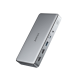 Anker 563 USB-C Docking Station 10-in-1 charging hub with multiple ports for laptops and devices.