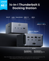 Anker Prime TB5 Docking Station (14-in-1, 8K, Thunderbolt 5 ) - AKD Ink