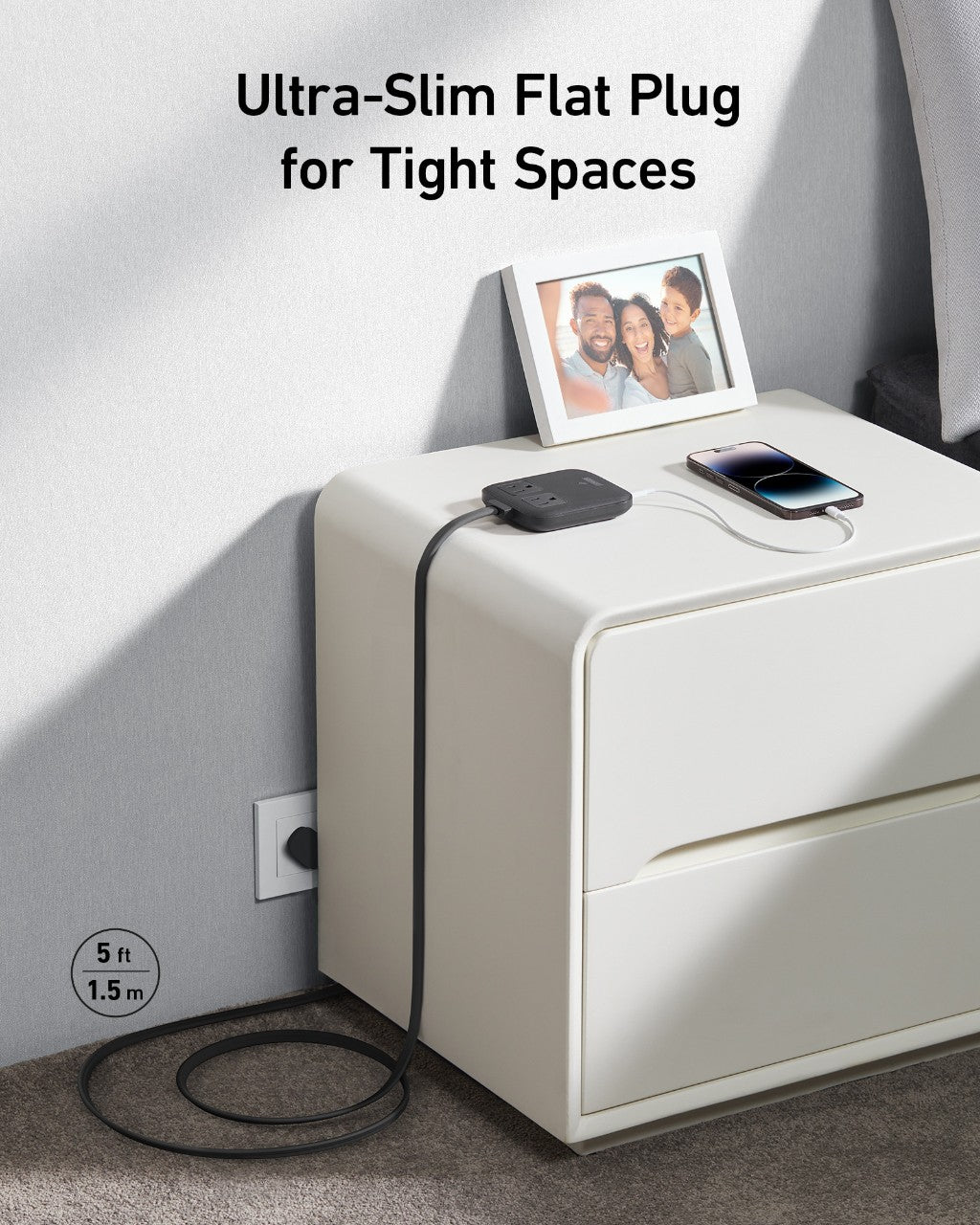 Anker Nano 6-in-1 67W charging station with multiple ports for fast device charging and sleek black design.