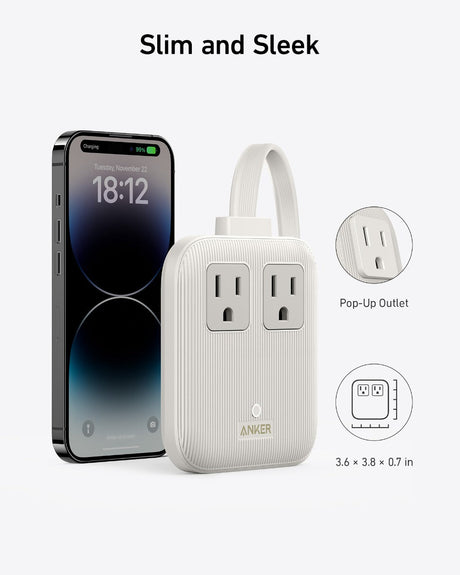 Anker Nano 6-in-1 67W charging station with multiple USB ports and compact design for fast device charging.