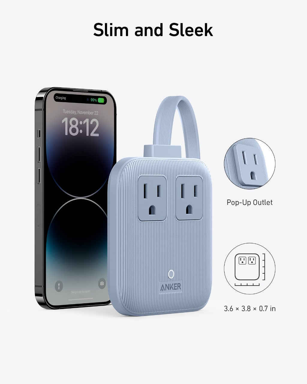 Anker Nano 6-in-1 67W charging station with multiple USB-C and USB-A ports, compact black design for fast device charging.