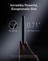 Anker Prime 8-in-1 240W charging station with multiple ports and sleek black design shown on a white background.