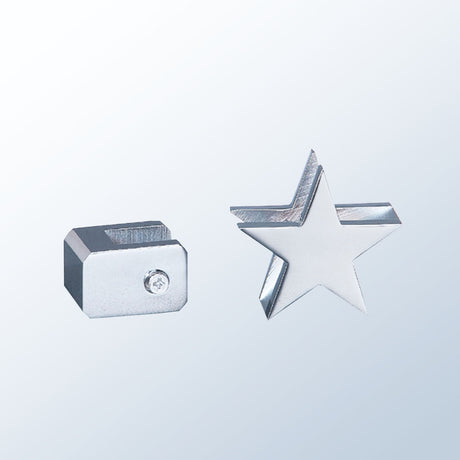Chrome Rectangle Holder premium recognition award
