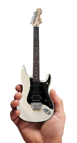 Alex Lifeson Hentor Sportscaster Miniature Guitar Model Officially Licensed