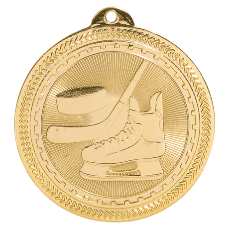 Hockey BriteLazer Medal-Gold 2"