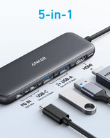Anker <b>332</b> USB-C Hub (5-in-1) - AKD Ink
