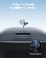 Anker Nano 45W charger with black USB-C to USB-C cable, compact and lightweight for fast charging devices.