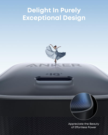 Anker Nano 45W charger with black USB-C to USB-C cable, compact and lightweight for fast charging devices.