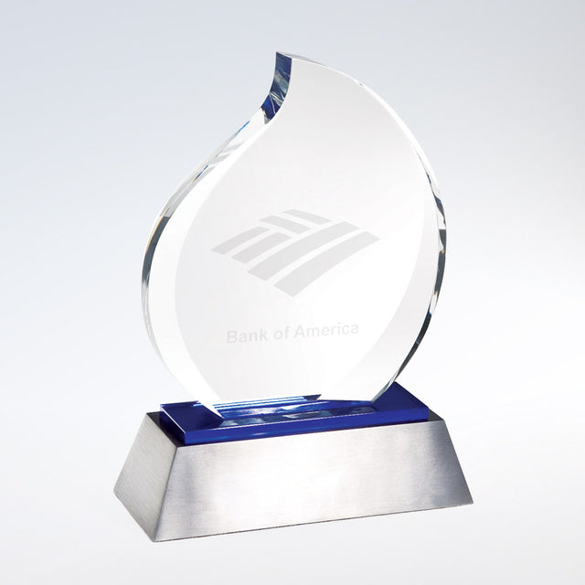 Blue Eternal Flame (Aluminum Base) premium recognition award