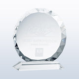 Gem-Cut Circle w/Base premium recognition award