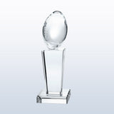 Football on Pedestal premium recognition award