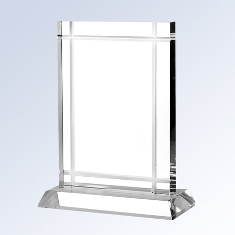 Clear Deco W/ Crystal Base premium recognition award