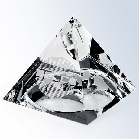 Globe Pyramid premium recognition award