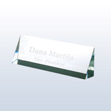 Optic Crystal Nameplate premium recognition award