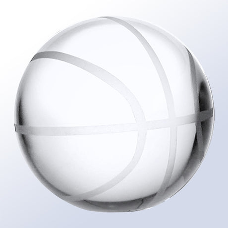 Basketball with flat bottom premium recognition award