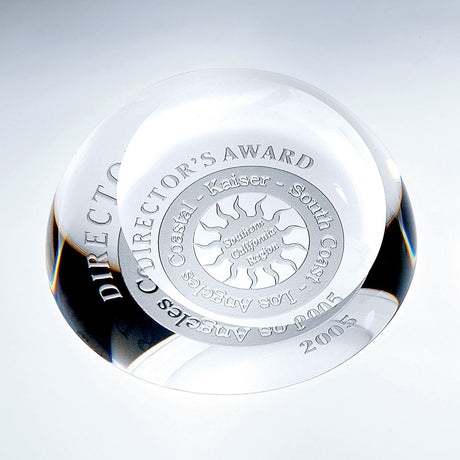 Dome Paperweight - Slant Top premium recognition award