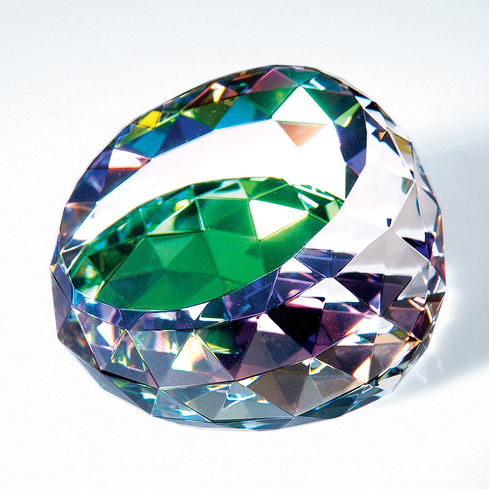 Gem- Cut Round - Color Coated premium recognition award