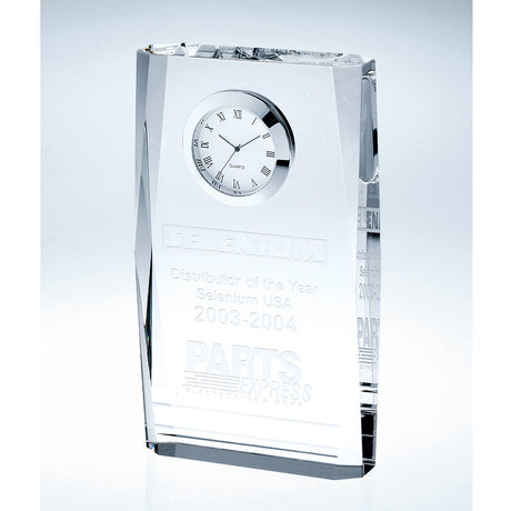 Beveled Plaque Clock premium recognition award