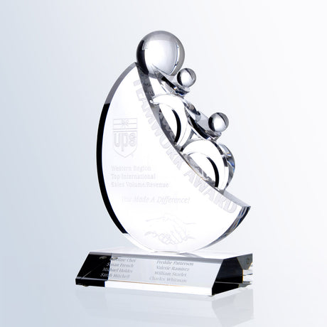 Teamwork Award 2 Men premium recognition award