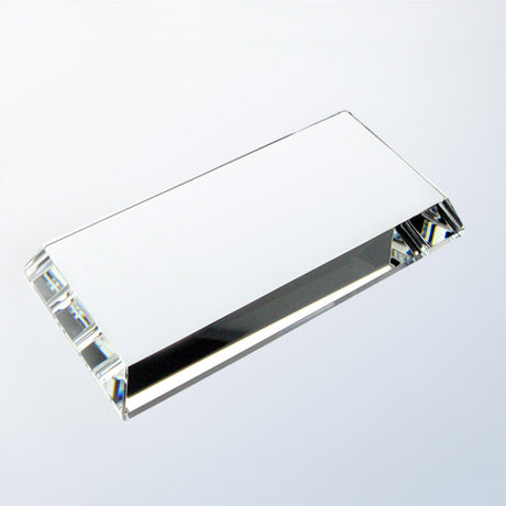 Clear Crystal Beveled Base premium recognition award