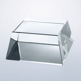 Clear Crystal Square Slant Base premium recognition award