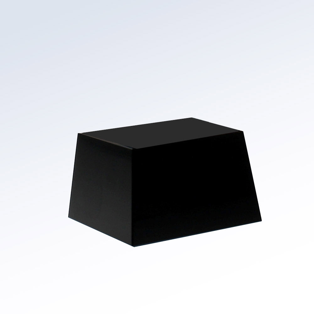 Black Crystal Slant Square Base premium recognition award