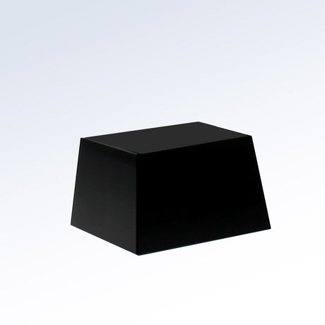 Black Crystal Slant Square Base premium recognition award
