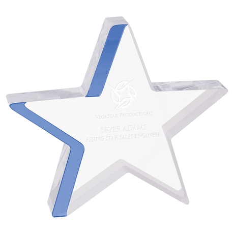 Star Acrylic with Edge